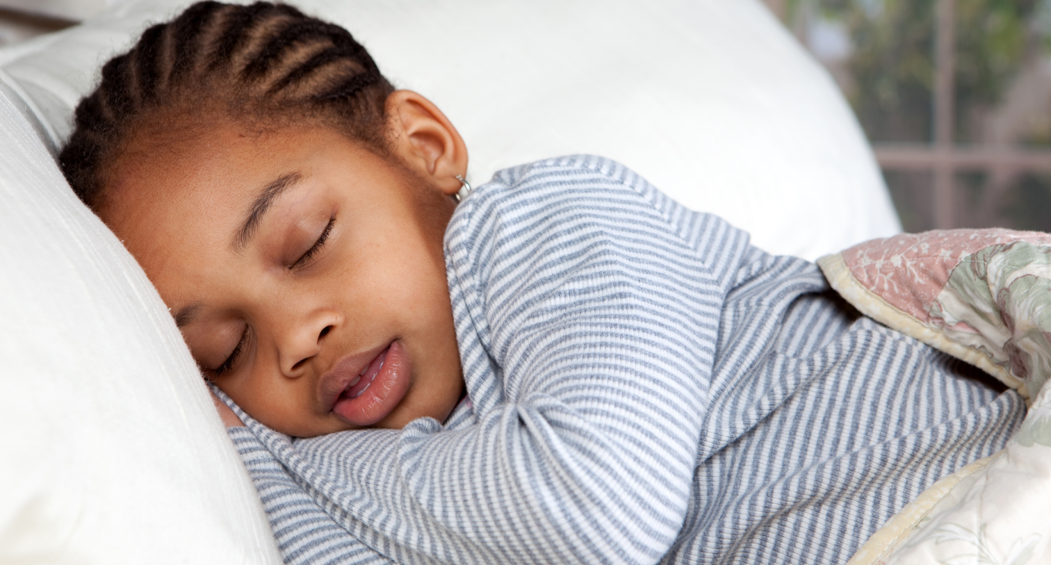 A little girl sleeping