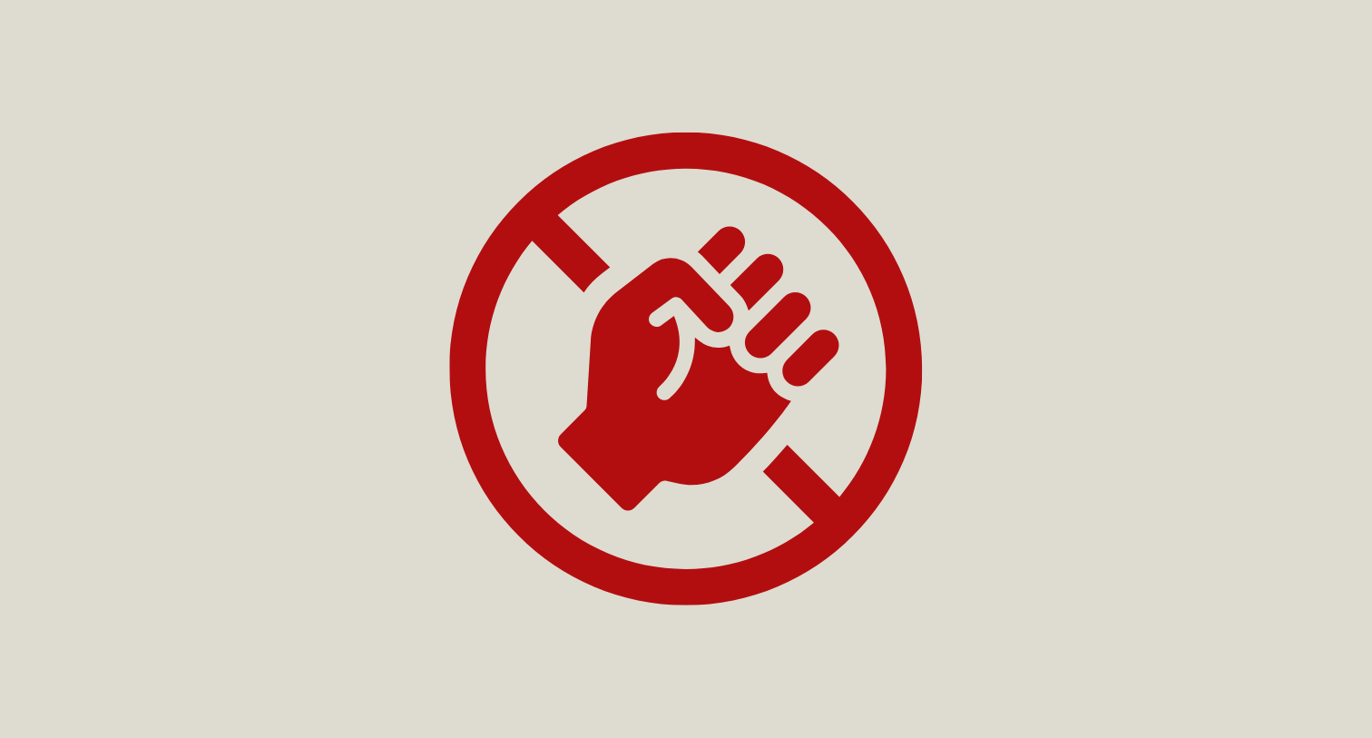 no violence icon
