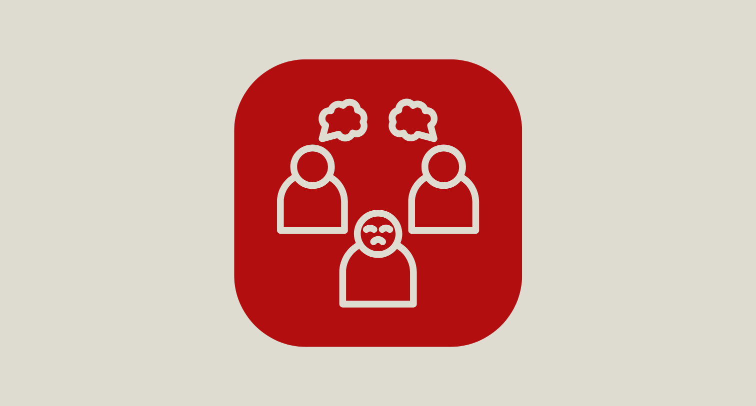 peer pressure icon graphic