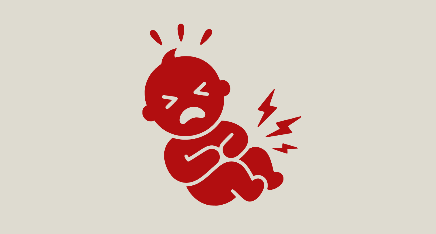 Baby crying icon graphic
