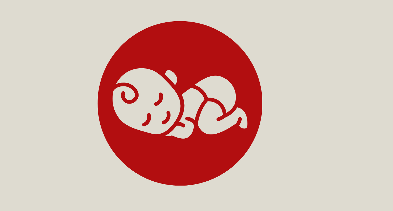 Baby sleep icon graphic