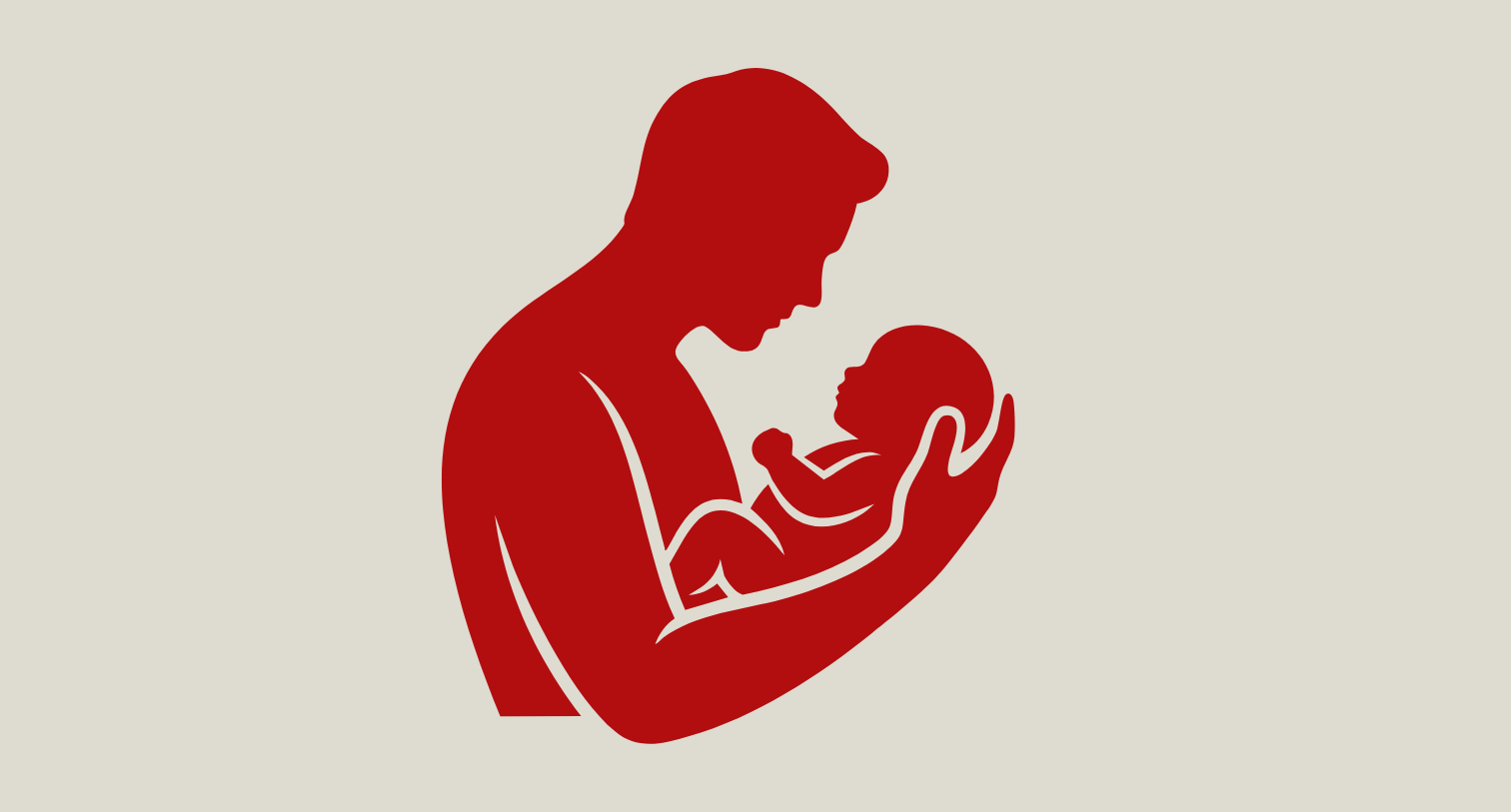 Dad and baby icon graphic