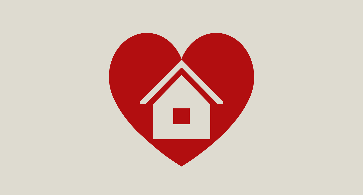 heart and home icon