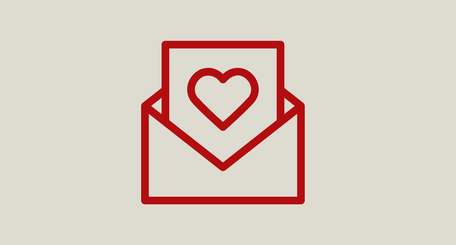 Card icon with heart