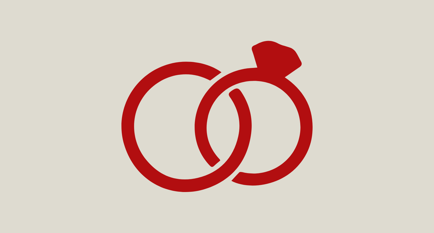 Wedding rings icon