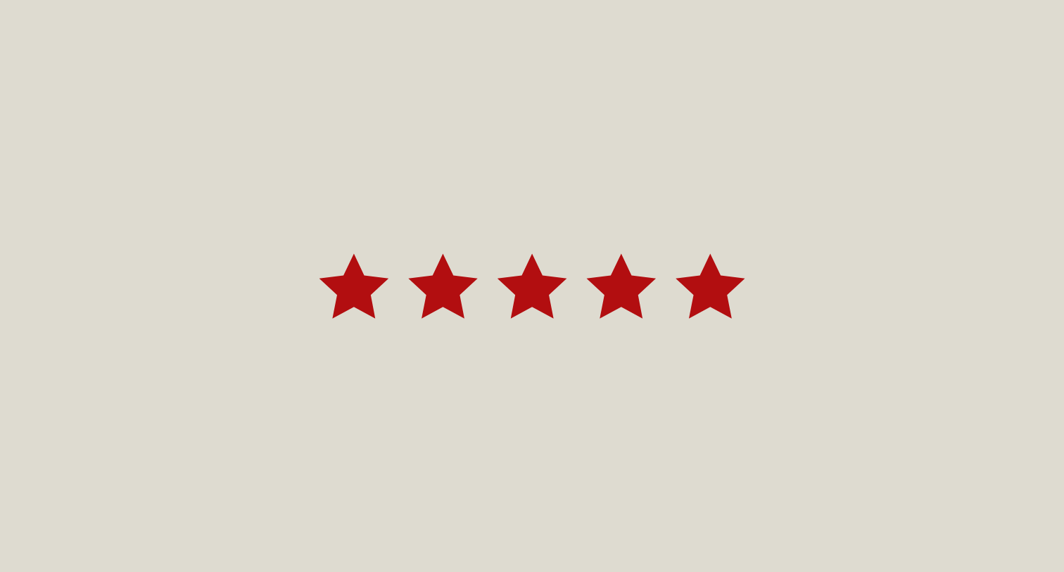 five stars icon
