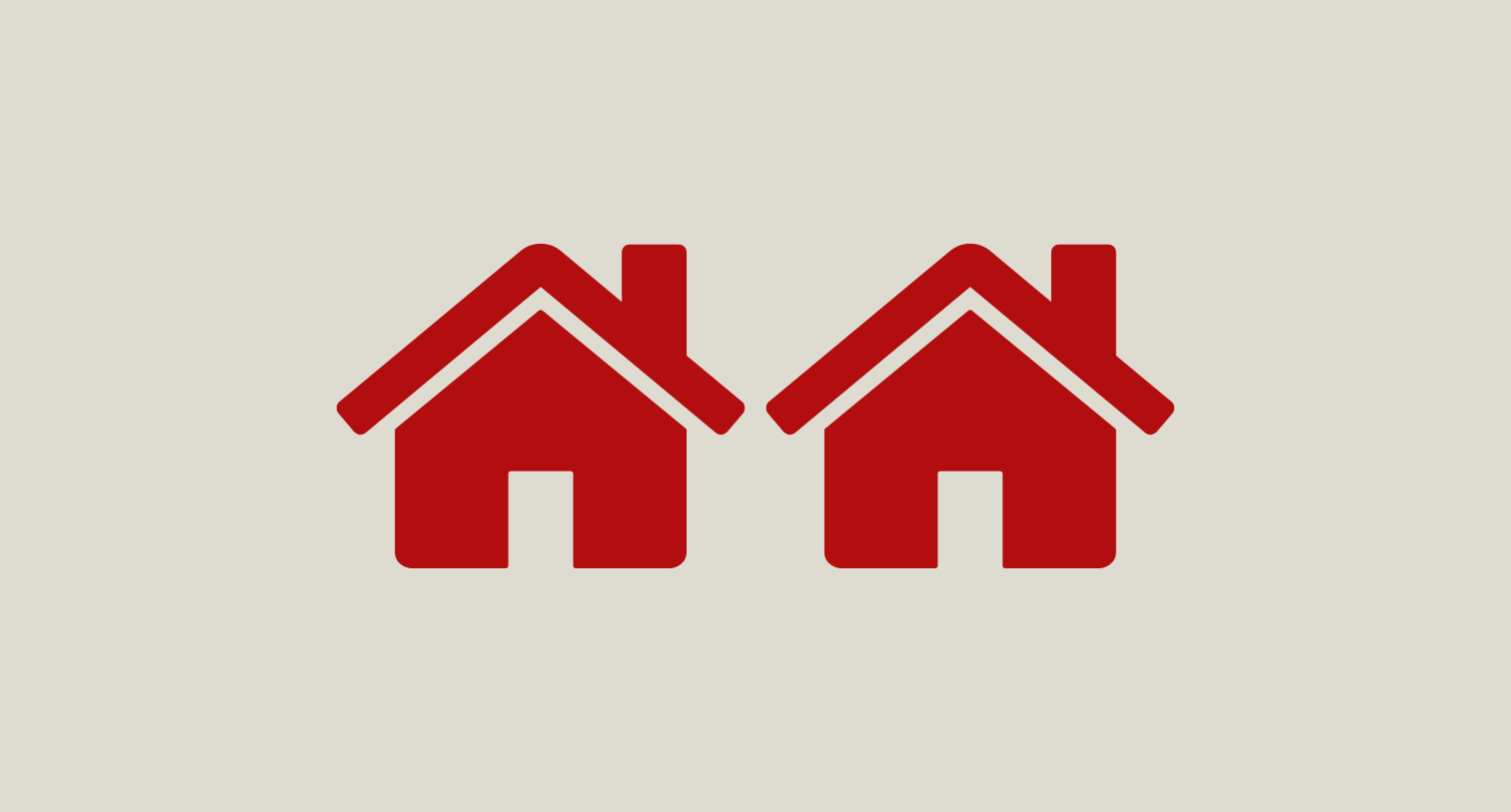 two houses icon